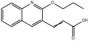 3-(2-propoxyquinolin-3-yl)prop-2-enoic acid