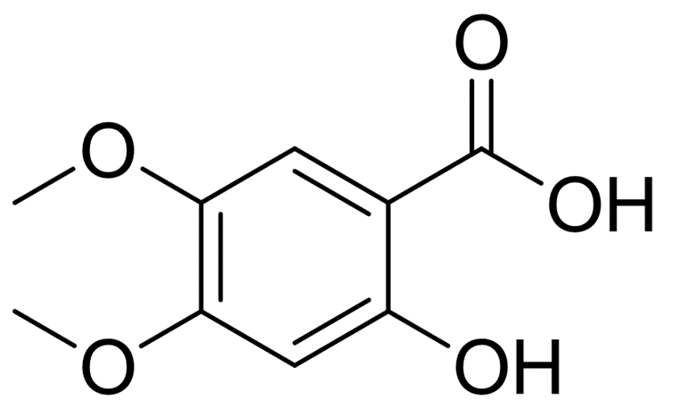 2-羟基-4,5-二甲氧基苯甲酸 (阿考替胺中间体)