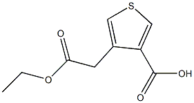 4-(2-ethoxy-2-oxoethyl)thiophene-3-carboxylic acid