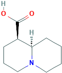 (1R,9aR)-Octahydro-2H-quinolizine-1α-carboxylic acid
