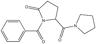 (±)-1-benzoyl-5-(1-pyrrolidinylcarbonyl)pyrrolidin-2-one
