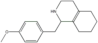 (1)-1,2,3,4,5,6,7,8-Octahydro-1-((4-methoxyphenyl)methyl)isoquinoline