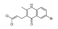 6-bromo-3-(3,3-dichloroprop-2-enyl)-2-methyl-1H-quinolin-4-one