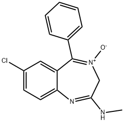 (2Z)-7-chloro-2-(methylimino)-5-phenyl-2,3-dihydro-4H-1,4-benzodiazepin-4-ol
