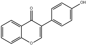 3-(4-hydroxyphenyl)-4H-1-benzopyran-4-one