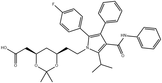 (4R,6R)-6-[2-[2-(4-Fluorophenyl)-5-(1-Methylethyl)-3-phenyl-4-[(phenylaMino)carbonyl]-1H-pyrrol-1-yl]ethyl]-2,2-diMethyl-1,3-dioxane-4-acetic Acid