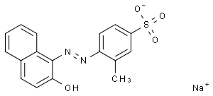 4-[(2-hydroxy-1-naphthalenyl)azo]-3-methyl-benzenesulfonicacimonosodiums