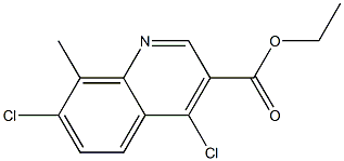 4,7-DICHLORO-8-METHYLQUINOLINE-3-CARBOXYLIC ETHYL ESTER