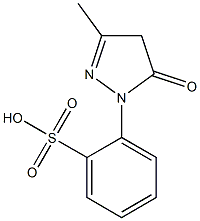 2-(4,5-Dihydro-3-methyl-5-oxo-1H-pyrazol-1-yl)benzenesulfonic acid