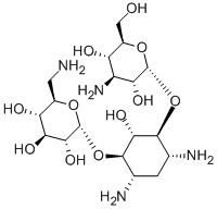 (1S,2R,3R,4S,6R)-4,6-diamino-3-[(6-amino-6-deoxy-alpha-D-glucopyranosyl)oxy]-2-hydroxycyclohexyl 3-amino-3-deoxy-alpha-D-glucopyranoside