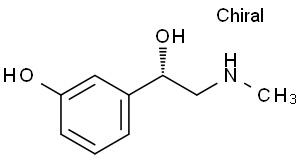(2R)-2-hydroxy-2-(3-hydroxyphenyl)-N-methylethanaminium chloride