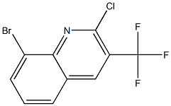 8-BROMO-2-CHLORO-3-(TRIFLUOROMETHYL)QUINOLINE