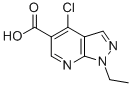 4-CHLORO-1-ETHYL-1H-PYRAZOLO[3,4-B]PYRIDINE-5-CARBOXYLIC ACID