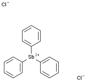 Dichlorotriphenylantimony(V),  Triphenylstibine  dichloride