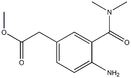 Methyl 2-(4-amino-3-(dimethylcarbamoyl)phenyl)acetate