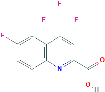 6-Fluoro-4-(trifluoromethyl)-2-quinolinecarboxylic acid