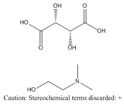 N,N-二甲乙醇胺(+)-酒石酸氢盐