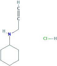 N-(prop-2-yn-1-yl)cyclohexanamine hydrochloride