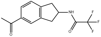 N-(5-乙酰基-2,3-二氢-1H-茚-2-基)-2,2,2-三氟乙酰胺