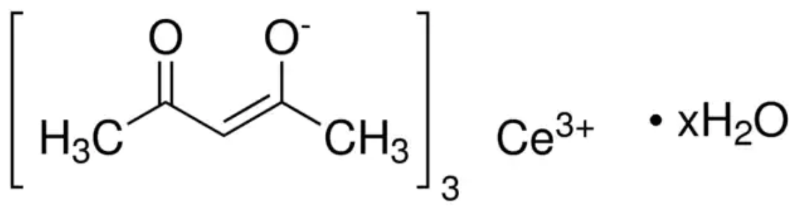 CEROUS ACETYLACETONATE, HYDRATED