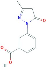 3-(3-甲基-5-氧代-4,5-二氢-1h-吡唑-1-基)苯甲酸