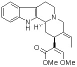 Indolo[2,3-a]quinolizine-2-acetic acid, 3-ethylidene-1,2,3,4,6,7,12,12b-octahydro-α-(methoxymethylene)-, methyl ester, (αZ,2S,3E,12bS)-