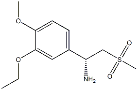 Benzenemethanamine, 3-ethoxy-4-methoxy-α-[(methylsulfonyl)methyl]-, (αR)-