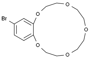 7,10,13-benzopentaoxacyclopentadecin,2,3,5,6,8,9,11,12-octahydro-15-bromo-4