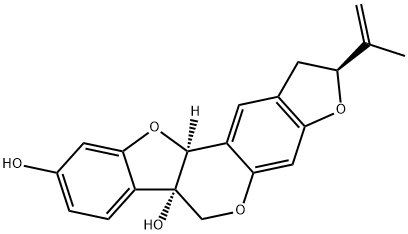6H-Benzofuro[3,2-c]furo[3,2-g][1]benzopyran- 6a,9(11aH)-diol,1,2-dihydro-2-(1-methylethenyl)-,(2S,6aS,11aS)-
