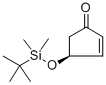 2-Cyclopenten-1-one, 4-[[(1,1-dimethylethyl)dimethylsilyl]oxy]-, (4R)-