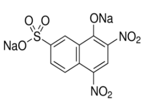 (2,4-dinitro-7-sodiooxysulfonyl-1-naphthyl)oxysodium