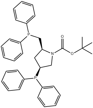 (2S,4S)-N-Butoxycarbonyl-4-diphenylphosphino-2-(diphenylphosphinomethyl)pyrrolid