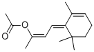4-(2,6,6-Trimethyl-2-cyclohexen-1-ylidene)-2-acetoxybut-2-ene