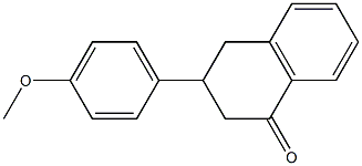 1(2H)-Naphthalenone, 3,4-dihydro-3-(4-methoxyphenyl)-