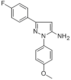 3-(4-FLUOROPHENYL)-1-(4-METHOXYPHENYL)-1H-PYRAZOL-5-AMINE
