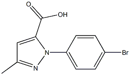 1-(4-溴苯基)-3-甲基-1H-吡唑-5-羧酸
