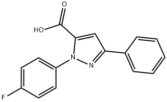 2-(4-氟-苯基)-5-苯基-2H-吡唑-3-羧酸
