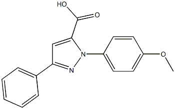 1H-Pyrazole-5-carboxylic acid, 1-(4-methoxyphenyl)-3-phenyl-