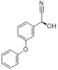 (2S)-hydroxy(3-phenoxyphenyl)ethanenitrile
