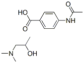 (±)-1-(Dimethylamino)-2-propanol p-Acetamidobenzoate (Salt)