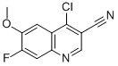 4-氯-7-氟-6-甲氧基喹啉-3-甲腈