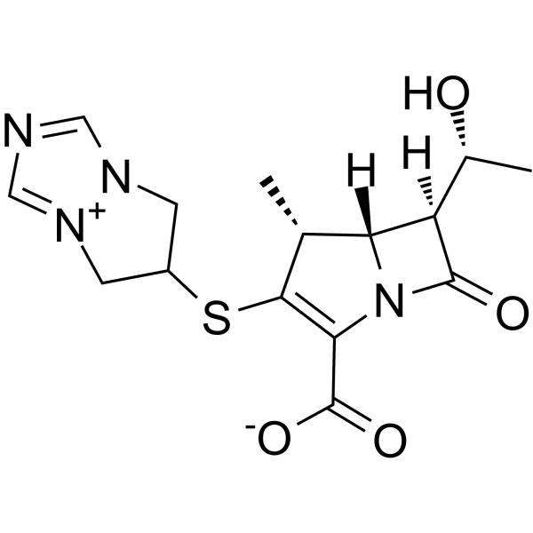 6-[[(4R,5S,6S)-2-羧基-6-((1R)-1-羟乙基)-4-甲基-7-氧代-1-氮杂双环[3.2.0]庚-2-烯-3-基]硫]-6,7-双氢-5H-哌唑酮[1,2-a][1,2,4]三氮杂-4-内盐