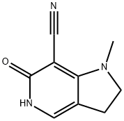 1H-Pyrrolo[3,2-c]pyridine-7-carbonitrile, 2,3,5,6-tetrahydro-1-methyl-6-oxo-