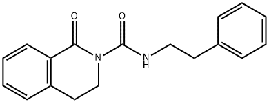 1-oxo-3,4-dihydro-1H-isoquinoline-2-carboxylic acid phenethylamide
