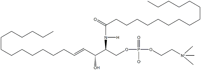 N-棕榈酰-D-赤型鞘氨酰磷酸胆碱