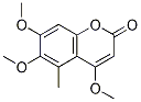 4,6,7-TRIMETHOXY-5-METHYLCOUMARIN