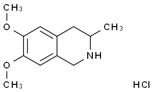 6,7-dimethoxy-3-methyl-1,2,3,4-tetrahydroisoquinoline chloride
