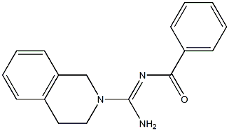 N-[amino(3,4-dihydro-1H-isoquinolin-2-yl)methylidene]benzamide