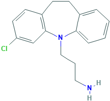 3-(3-氯-10,11-二氢-5H-二苯并[b,f]a嗪-5-基)-1-丙胺
