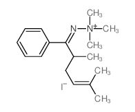 [(2,5-dimethyl-1-phenyl-hex-4-enylidene)amino]-trimethyl-azanium